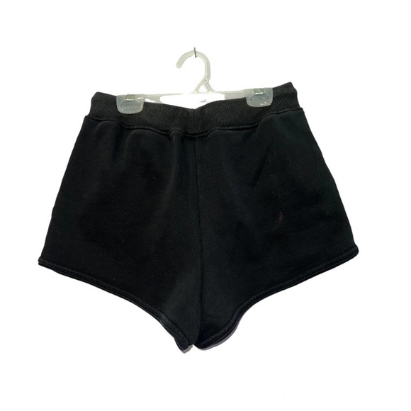 Lounge Apparel Logo Sweat Shorts Pajamas Sleep Black Loungewear L - Picture 6 of 6